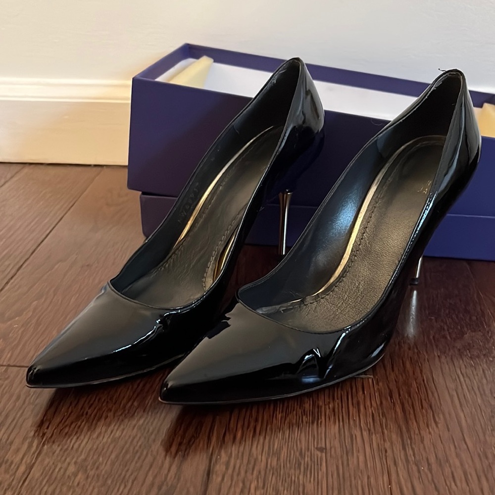 Stuart weitzman black pumps stilettos